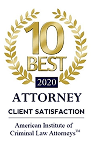10 Best Attorney Client Satisfaction 2020 award
